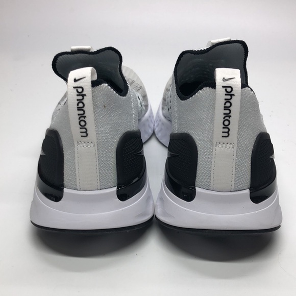 Mens Nike React Phantom Run FK2 White/Black CJ0277-100 NWOB - Picture 4 of 5
